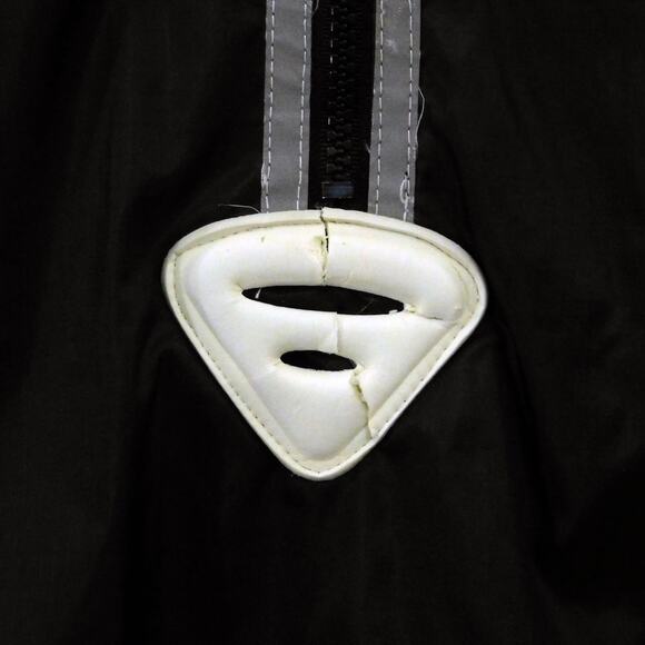 Vintage Reebok Pullover Windbreaker Size XL Mesh Logo Quarter Zip Black 90s - Picture 2 of 5